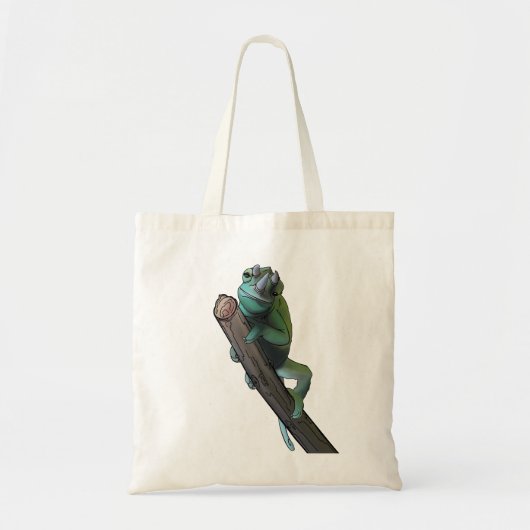 Cute Jackson's Chameleon Tote Bag (Voorkant)