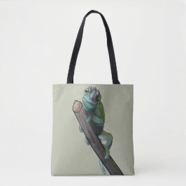 Cute Jackson's Chameleon Tote Bag