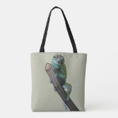 Cute Jackson's Chameleon Tote Bag (Achterkant)