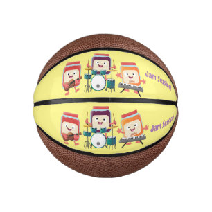 Cute jam Session cartoon Musician humor Basketbal