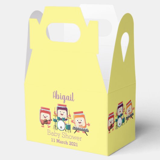 Cute jam Session cartoon Musician humor Bedankdoosjes (Geopend)