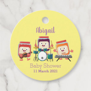 Cute jam Session cartoon Musician humor Bedankjes Labels