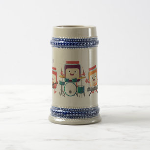 Cute jam Session cartoon Musician humor Bierpul