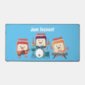 Cute jam Session cartoon Musician humor Bureaumat (Voorkant)