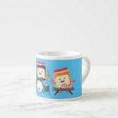 Cute jam Session cartoon Musician humor Espresso Kop (Voorkant rechts)