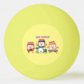 Cute jam Session cartoon Musician humor Pingpongbal (Achterkant)