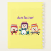 Cute jam Session cartoon Musician humor Planner (Achterkant)