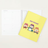 Cute jam Session cartoon Musician humor Planner (Display)