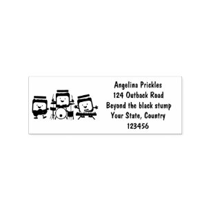 Cute jam Session cartoon Musician humor Rubberstempel