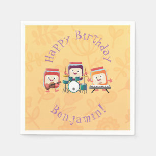Cute jam Session cartoon Musician humor Servet