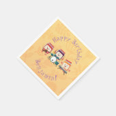 Cute jam Session cartoon Musician humor Servet (Hoek)