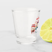 Cute jam Session cartoon Musician humor Shot Glas (Links)