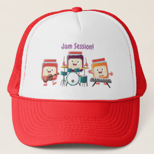 Cute jam Session cartoon Musician humor Trucker Pet