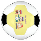 Cute jam Session cartoon Musician humor Voetbal (Gedraaid)