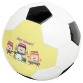 Cute jam Session cartoon Musician humor Voetbal (Drie kwart)