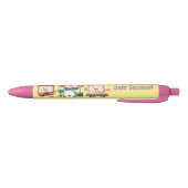 Cute jam Session cartoon Musician humor Zwarte Inkt Pen (Bodem)