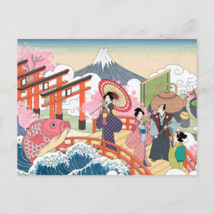 Cute Japan Briefkaart