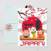 Cute Japan Briefkaart (Voorkant / Achterkant)