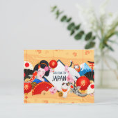 Cute Japan Briefkaart (Staand voorkant)