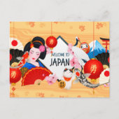 Cute Japan Briefkaart (Voorkant)