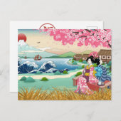 Cute Japan Briefkaart (Voorkant / Achterkant)