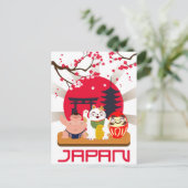 Cute Japan Briefkaart (Staand voorkant)