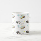 Cute Japanese Police & Ambulance - Soft Colors Koffiemok (Center)