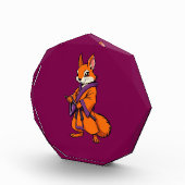 Cute Japanese Samurai Squirrel Fotoblokken (Rechts)