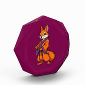 Cute Japanese Samurai Squirrel Fotoblokken (Links)