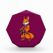 Cute Japanese Samurai Squirrel Fotoblokken (Voorkant)