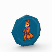 Cute Japanese Samurai Squirrel Fotoblokken (Links)