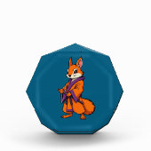 Cute Japanese Samurai Squirrel Fotoblokken (Voorkant)