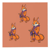 Cute Japanese Samurai Squirrel Kubus (Rechts)