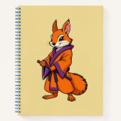 Cute Japanese Samurai Squirrel Notitieboek (Voorkant)