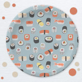 Cute Japans Sushi Pattern Papieren Bordje