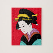 Cute Japanse Geisha Legpuzzel (Verticaal)