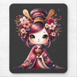 Cute Japanse Geisha Muismat