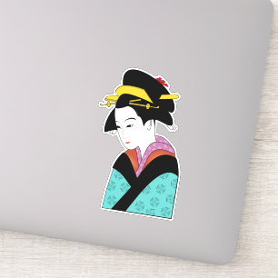 Cute Japanse Geisha Sticker