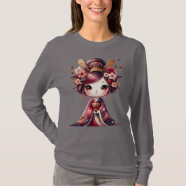 Cute Japanse Geisha T-shirt