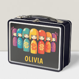 Cute Japanse Kokeshi-poppen