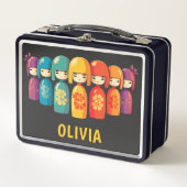 Cute Japanse Kokeshi-poppen  (Voorkant)