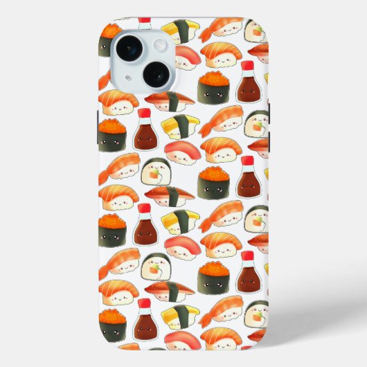 Cute Japanse Sushi Case-Mate iPhone Case (Achterkant)