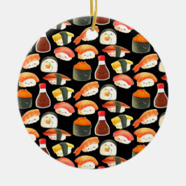 Cute Japanse Sushi Keramisch Ornament