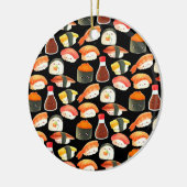 Cute Japanse Sushi Keramisch Ornament (Links)
