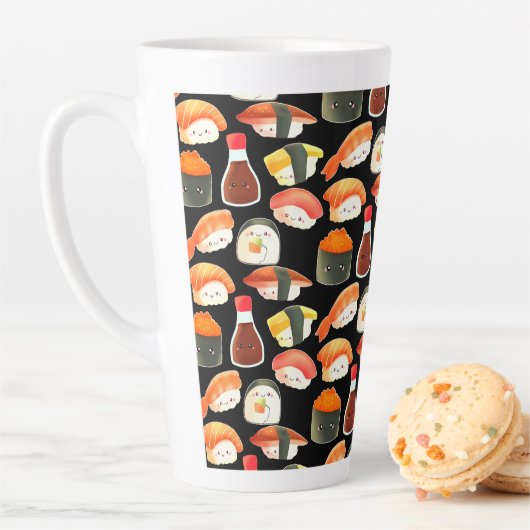 Cute Japanse Sushi Latte Mok (In situ)