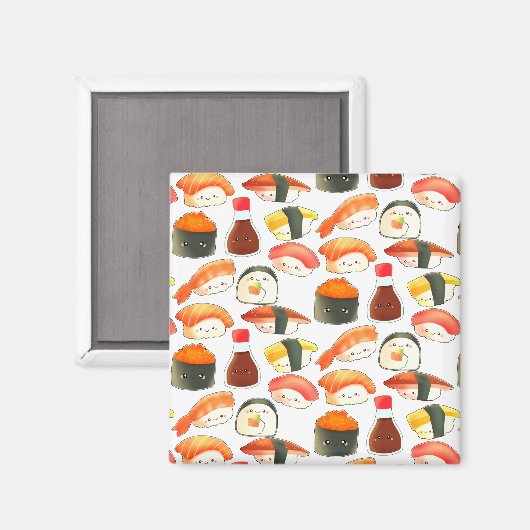 Cute Japanse Sushi Magneet (Voorkant / Achterkant)