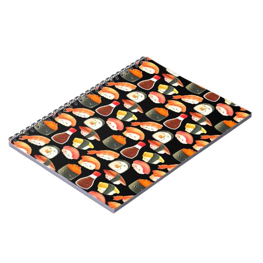 Cute Japanse Sushi Notitieboek (Linkerzijde)