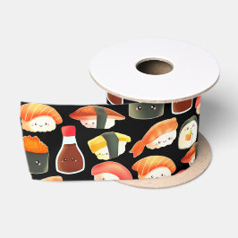 Cute Japanse Sushi Satijnen Lint