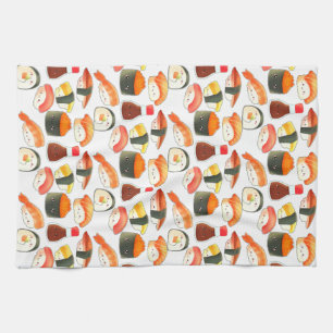 Cute Japanse Sushi Theedoek