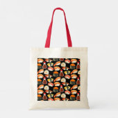 Cute Japanse Sushi Tote Bag (Achterkant)